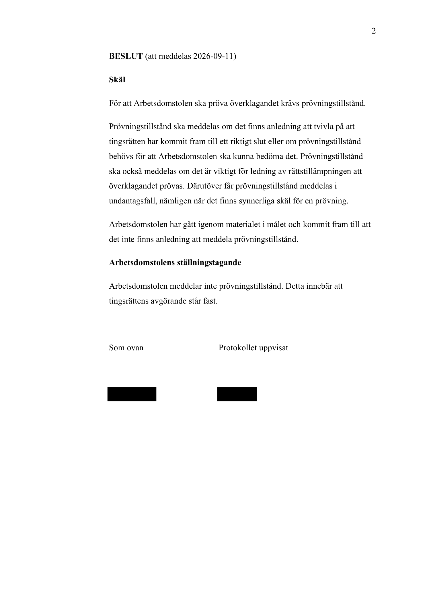Anonymised original decision, page 2